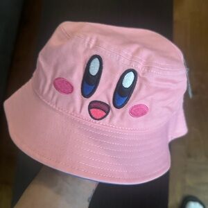 Pink Kirby Bucket Hat